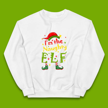 naughty elf jumper