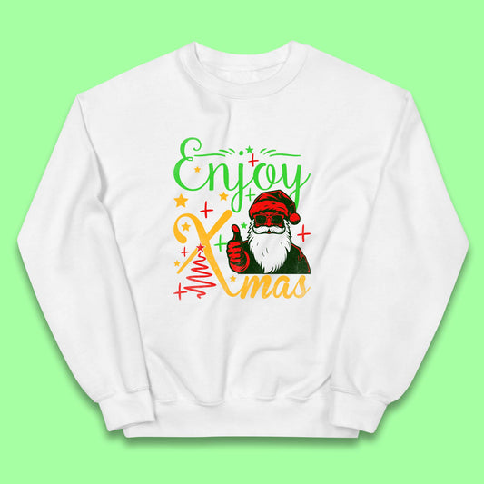 santa claus thumbs up christmas jumper