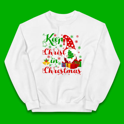 keep christ in christmas jumper