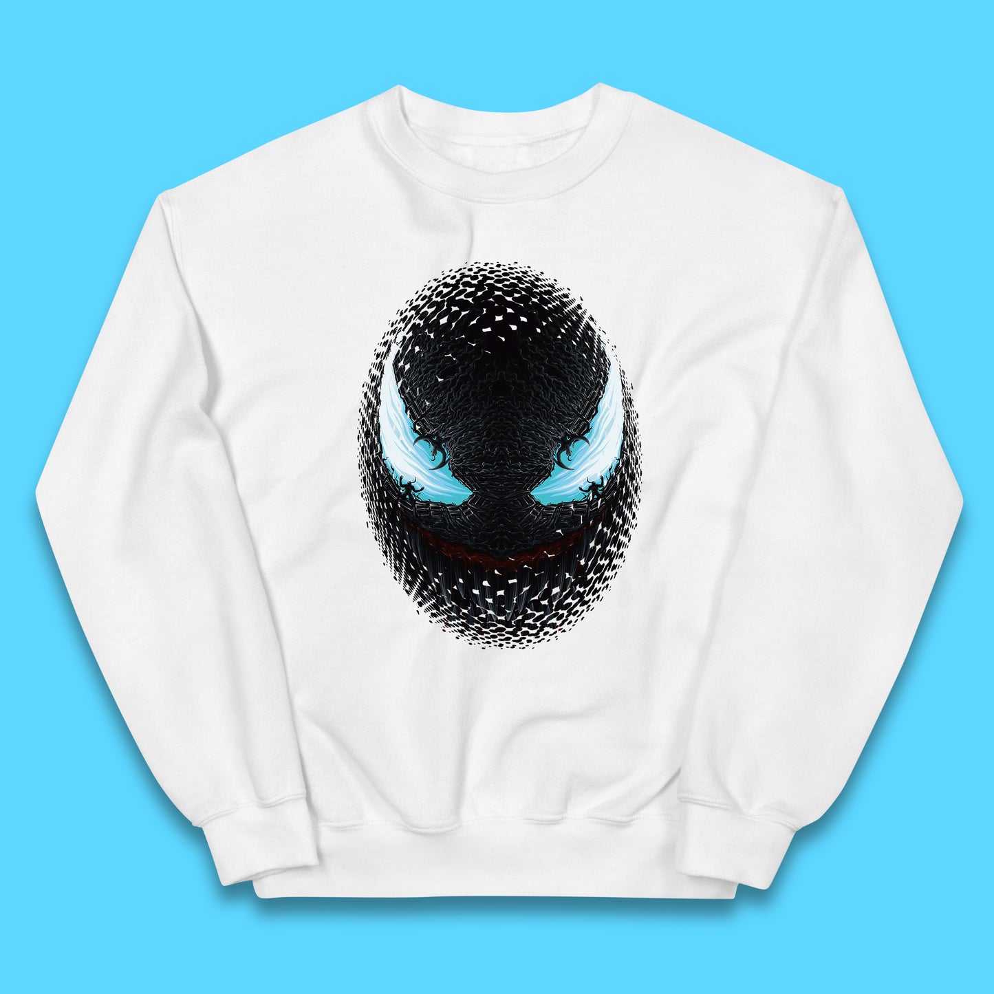 Marvel Venom Amoled Angry Venom Logo Marvel Avengers Superheros Movie Character Kids Jumper