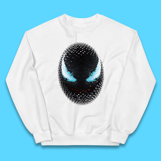 Marvel Venom Amoled Angry Venom Logo Marvel Avengers Superheros Movie Character Kids Jumper