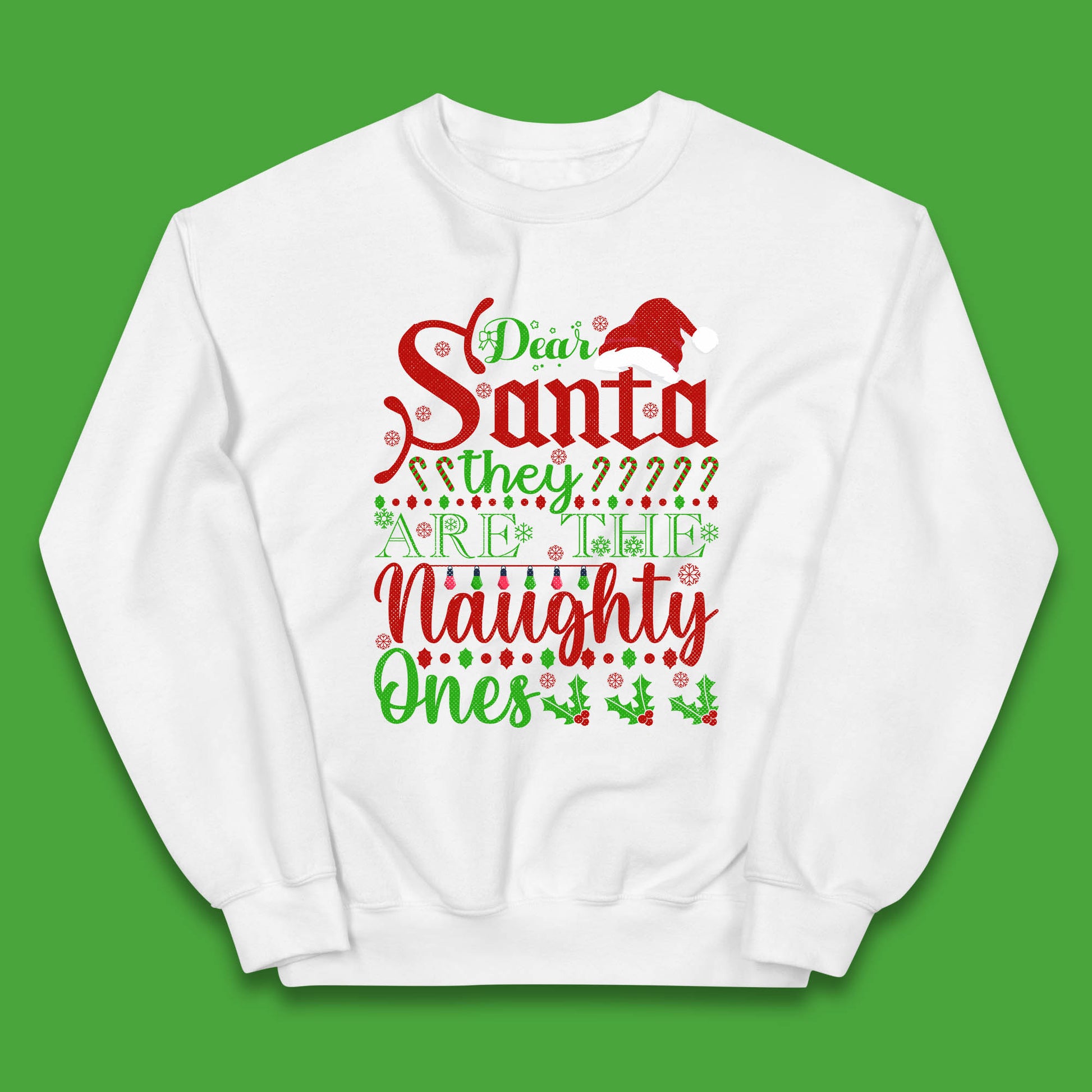 dear santa christmas jumper