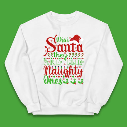 dear santa christmas jumper