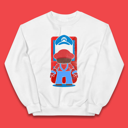 Super Mario Game Series Retro Super Nintendo Switch Console Gamer Mario Game Lovers Kids Jumper