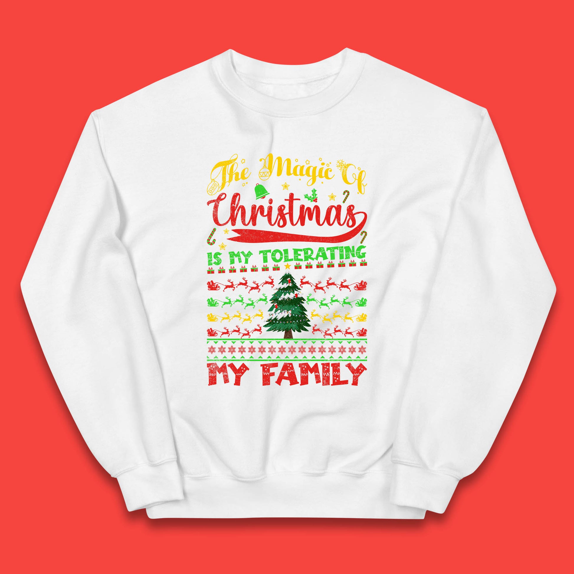 christmas quote jumper