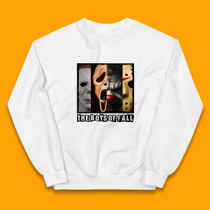 The Boys Of Fall Halloween Horror Movie Characters Friends Halloween Villians Serial Killers Kids Jumper