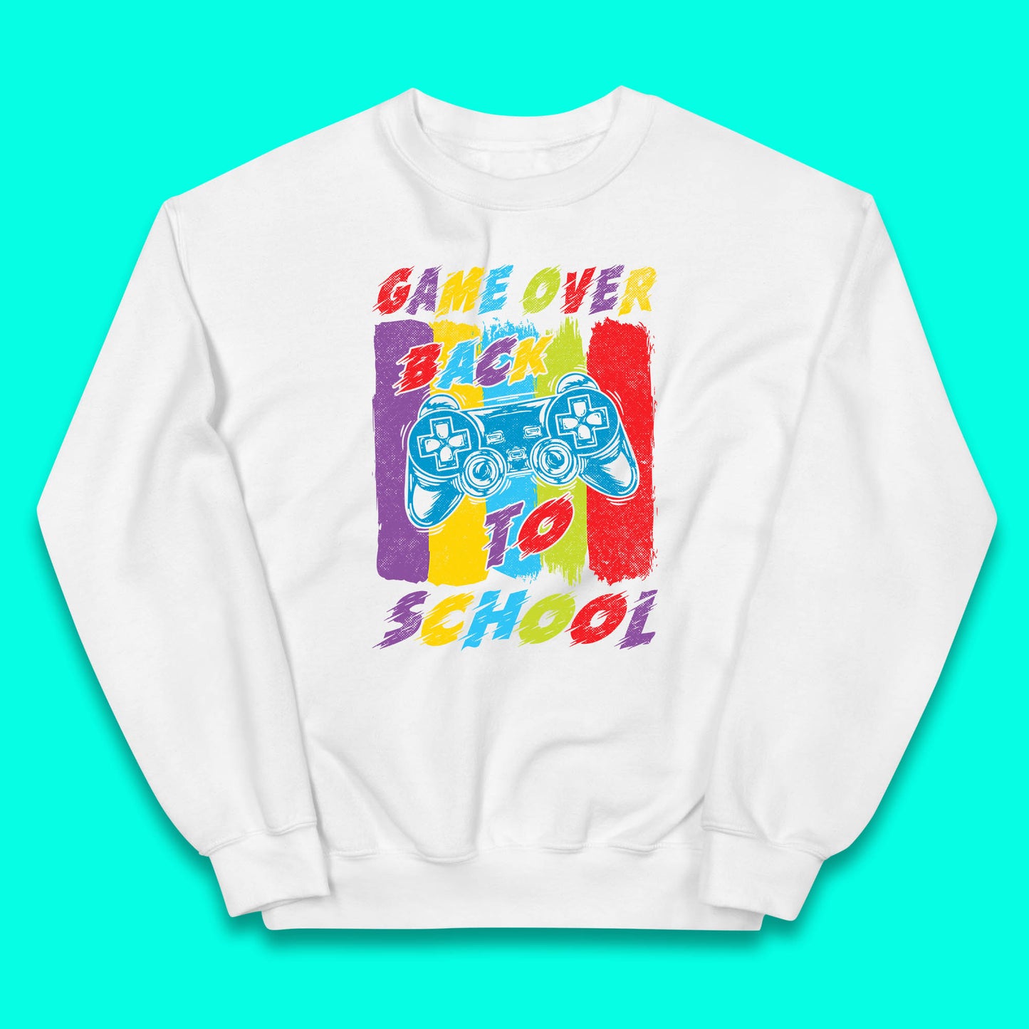 Game Over Return to the Halls of Learning Back To School Kids Study Gift Kids Jumper