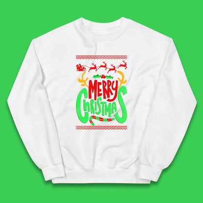 christmas reindeer antlers jumper