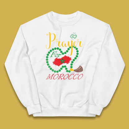 Prayer For Morocco Stay Strong Morocco Earthquake Support Kids Jumper
