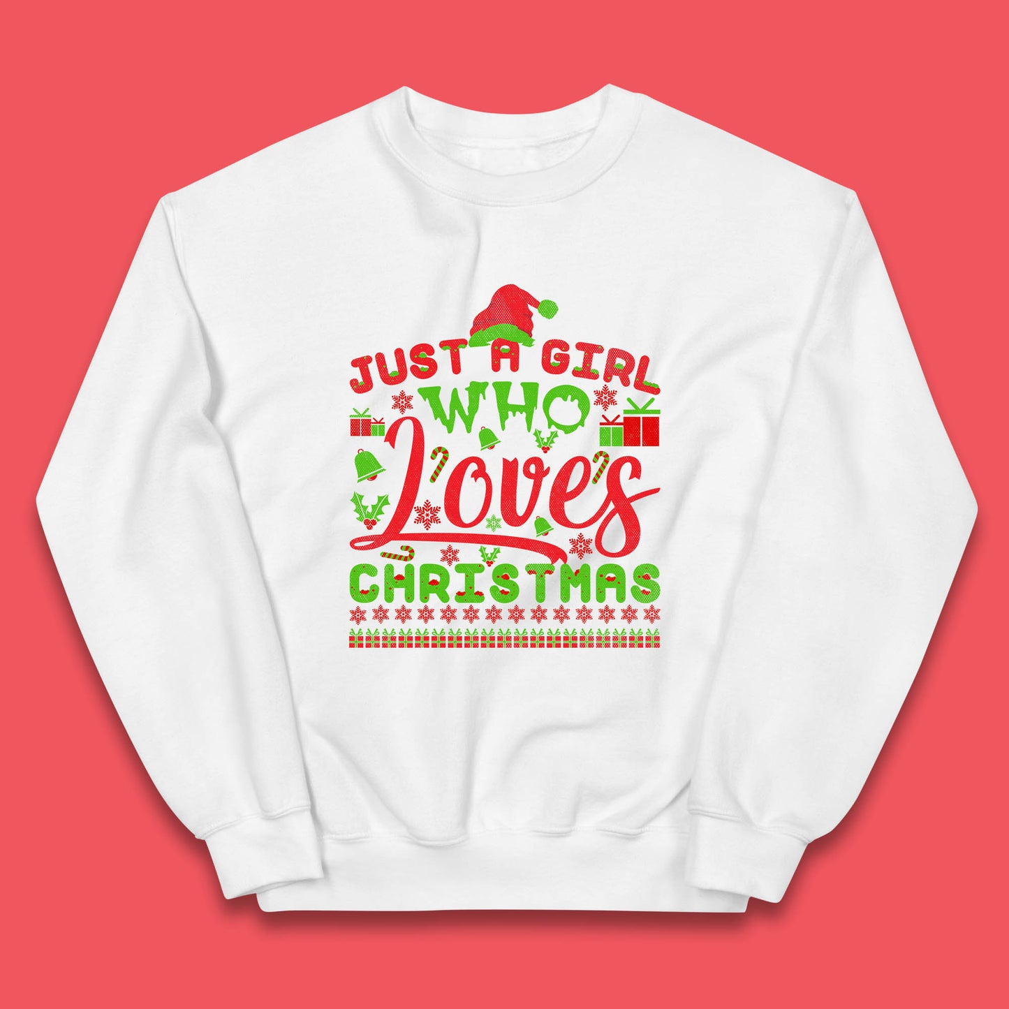 just a girl who loves christmas jumper
