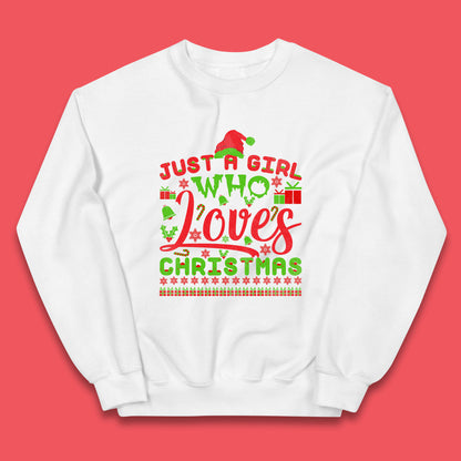 just a girl who loves christmas jumper