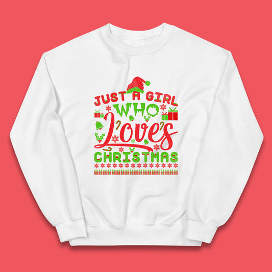 just a girl who loves christmas jumper