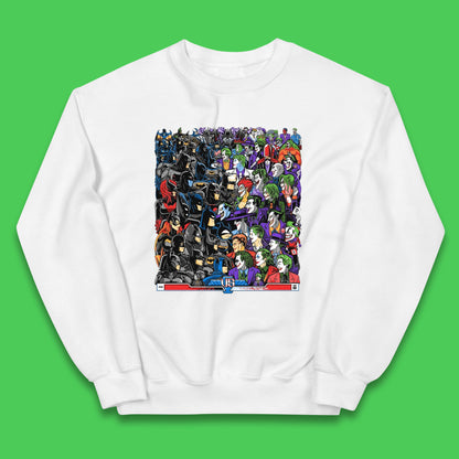 Bats VS Clowns DC Comics Batmans VS Joker Clowns Fighting Spoof Supervillain Comic Book Character Kids Jumper