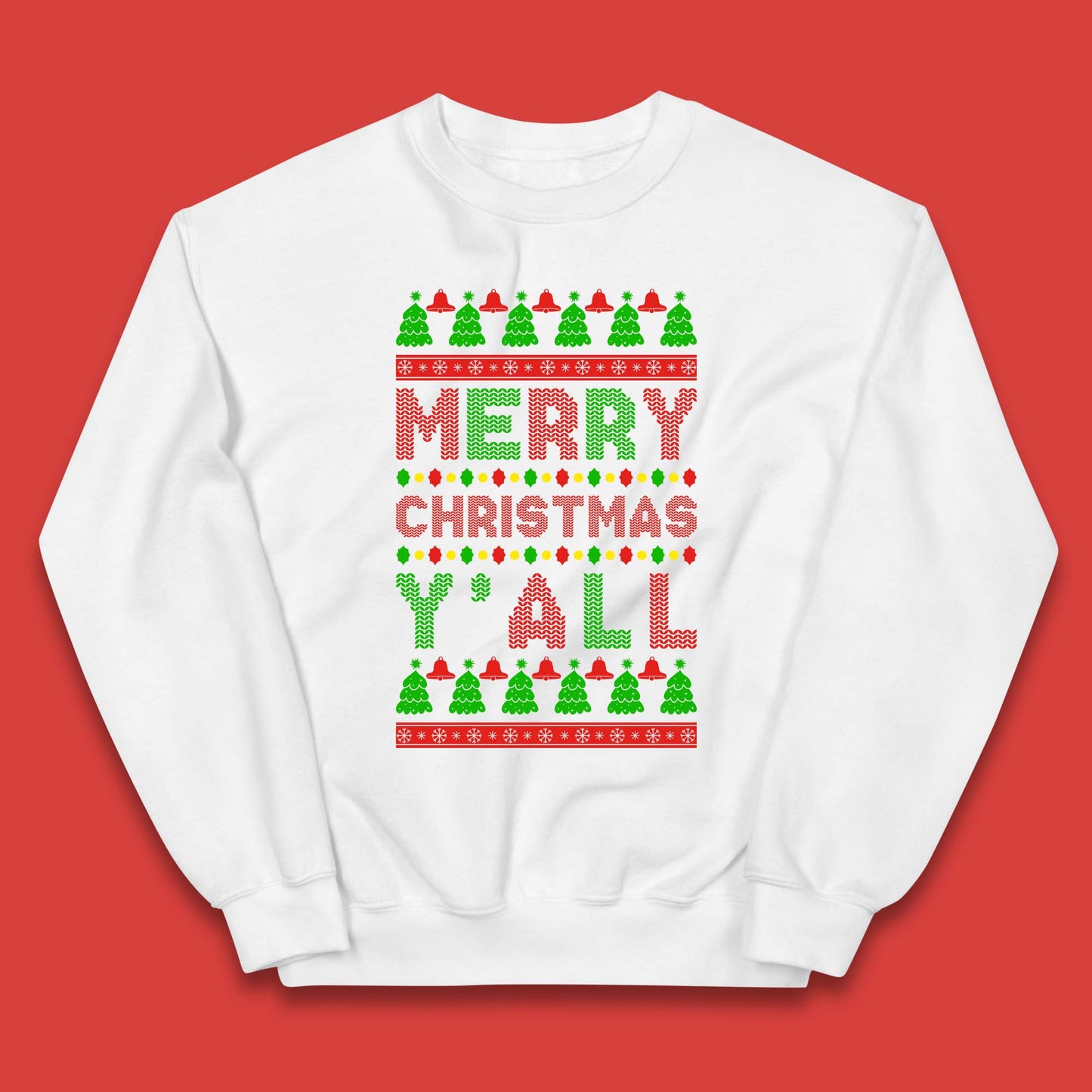 Merry Christmas Y'All Kids Jumper