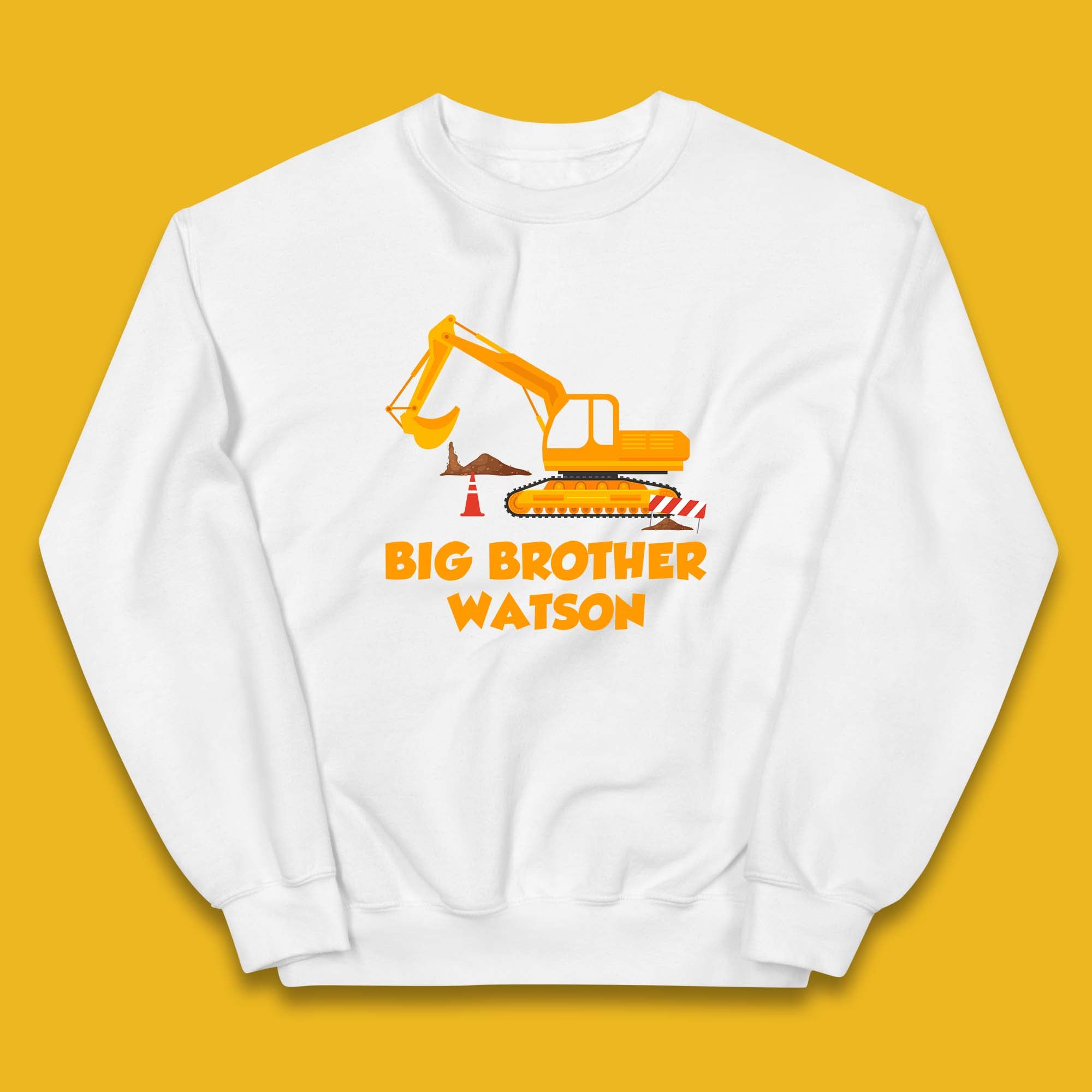Personalised Big Brother Your Name Promoted To Big Brother Siblings Announcement Gift Kids Jumper
