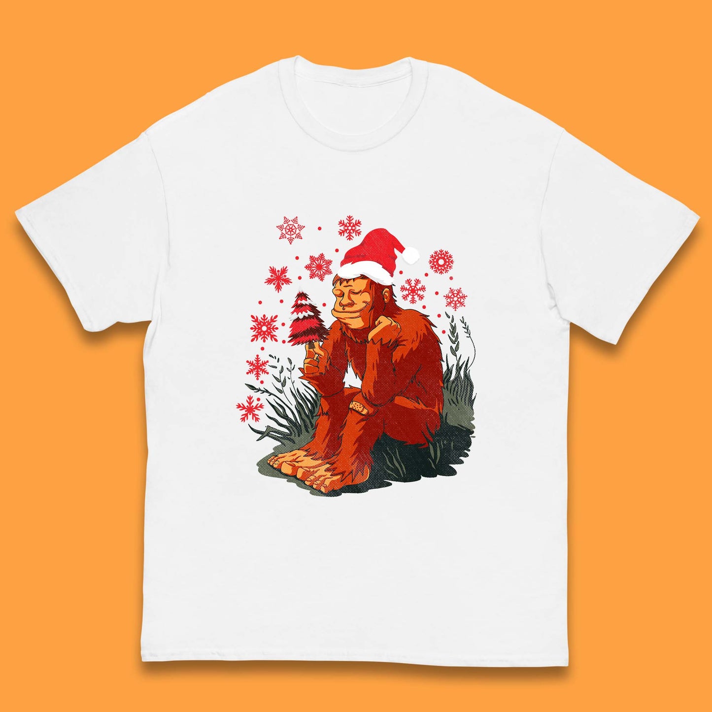 bigfoot christmas shirt