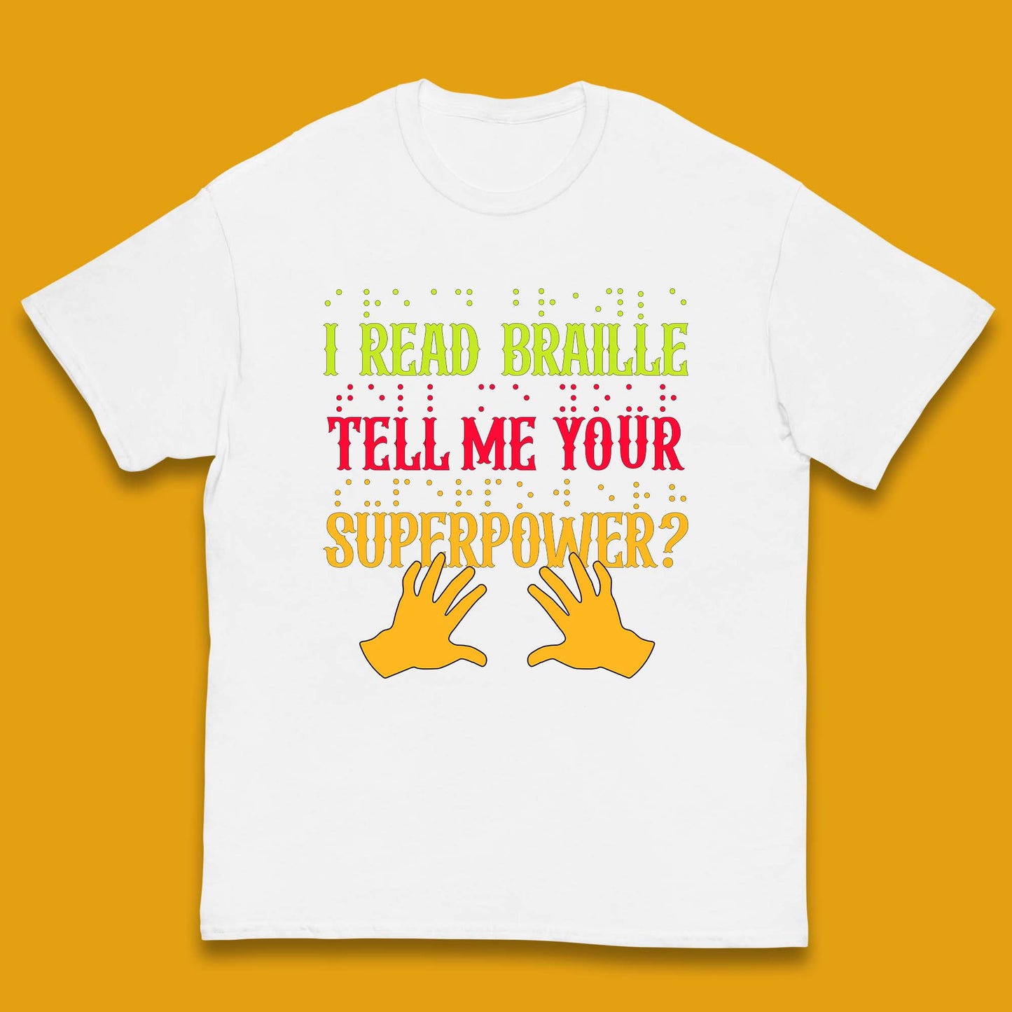 Braille Superpower Kids T-Shirt