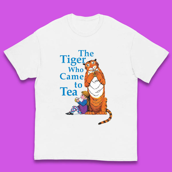 Childrens The Tiger Who Came To Tea T Shirt UK