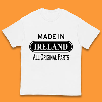 Made In Ireland All Original Parts Vintage Retro Birthday Country In Europe Gift Kids T Shirt