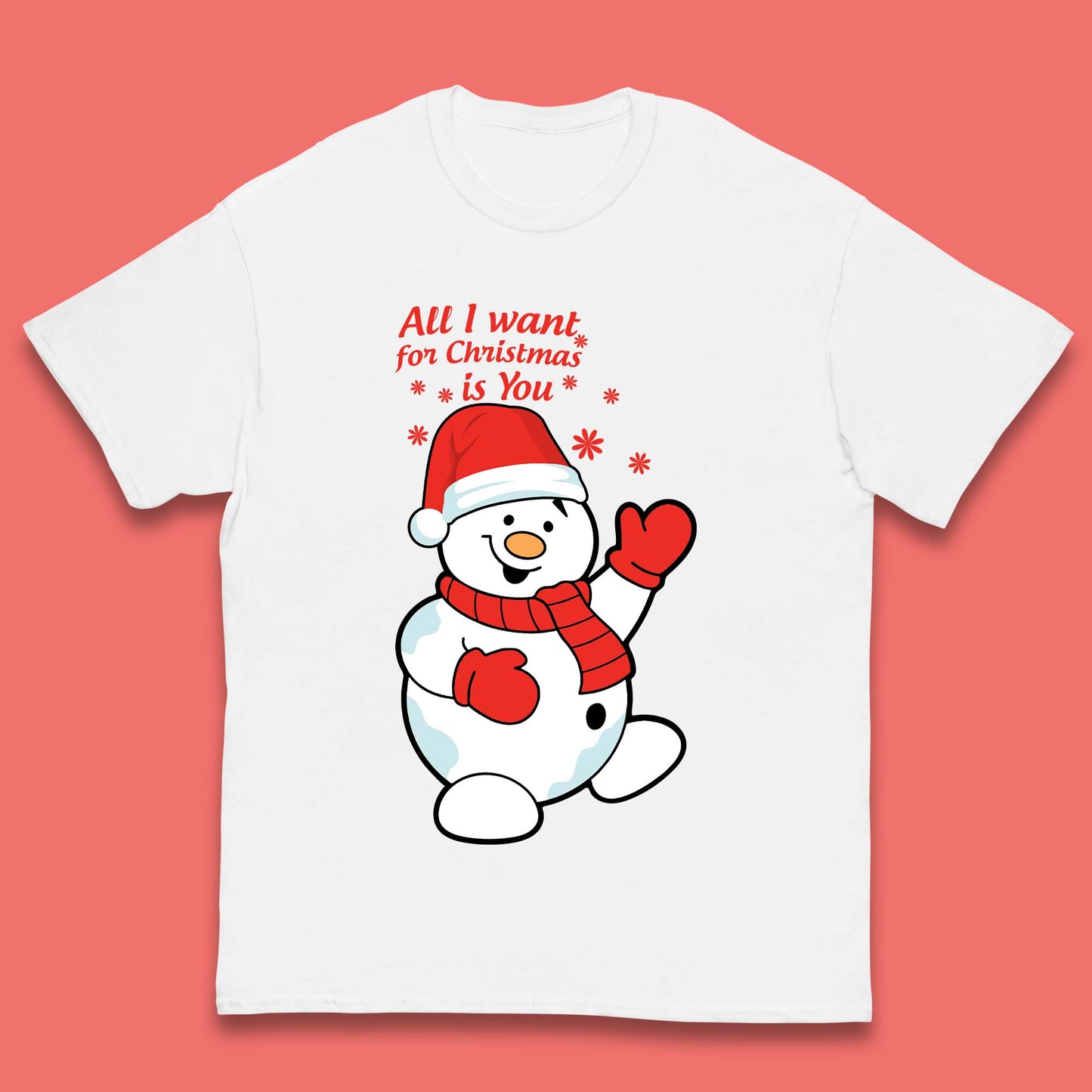 Snowman Christmas Kids T-Shirt