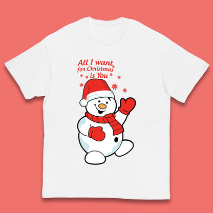 Snowman Christmas Kids T-Shirt
