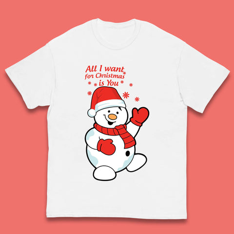 Snowman Christmas Kids T-Shirt