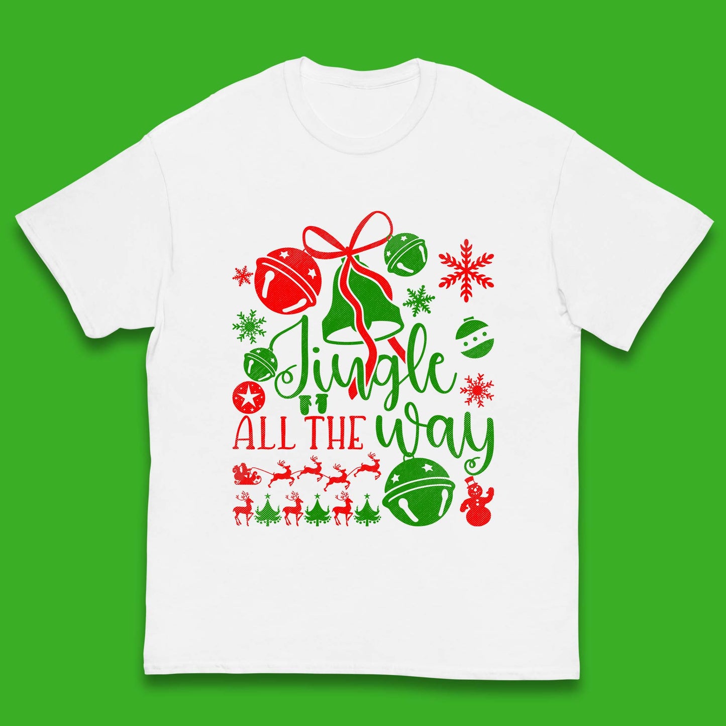 jingle all the way christmas t shirt