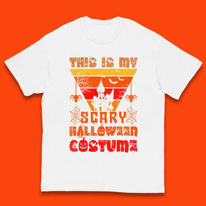 This Is My Scary Halloween Costume Spooky Haunted House Creepy Halloween Kids T Shirt