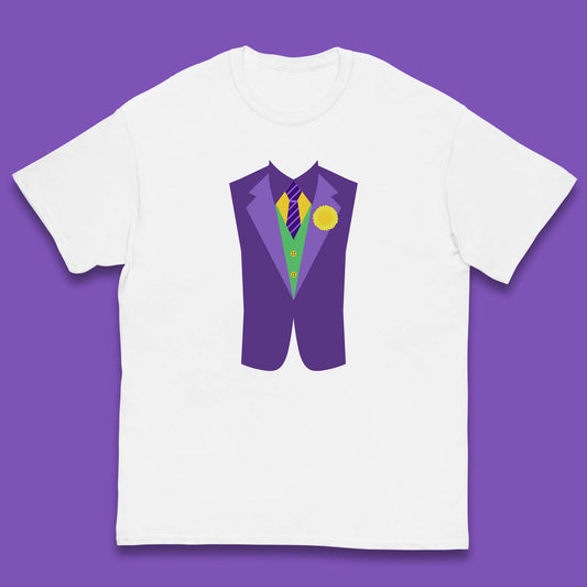 Funny Tuxedo Mardi Gras Tux Party Celebration Costume Kids T Shirt