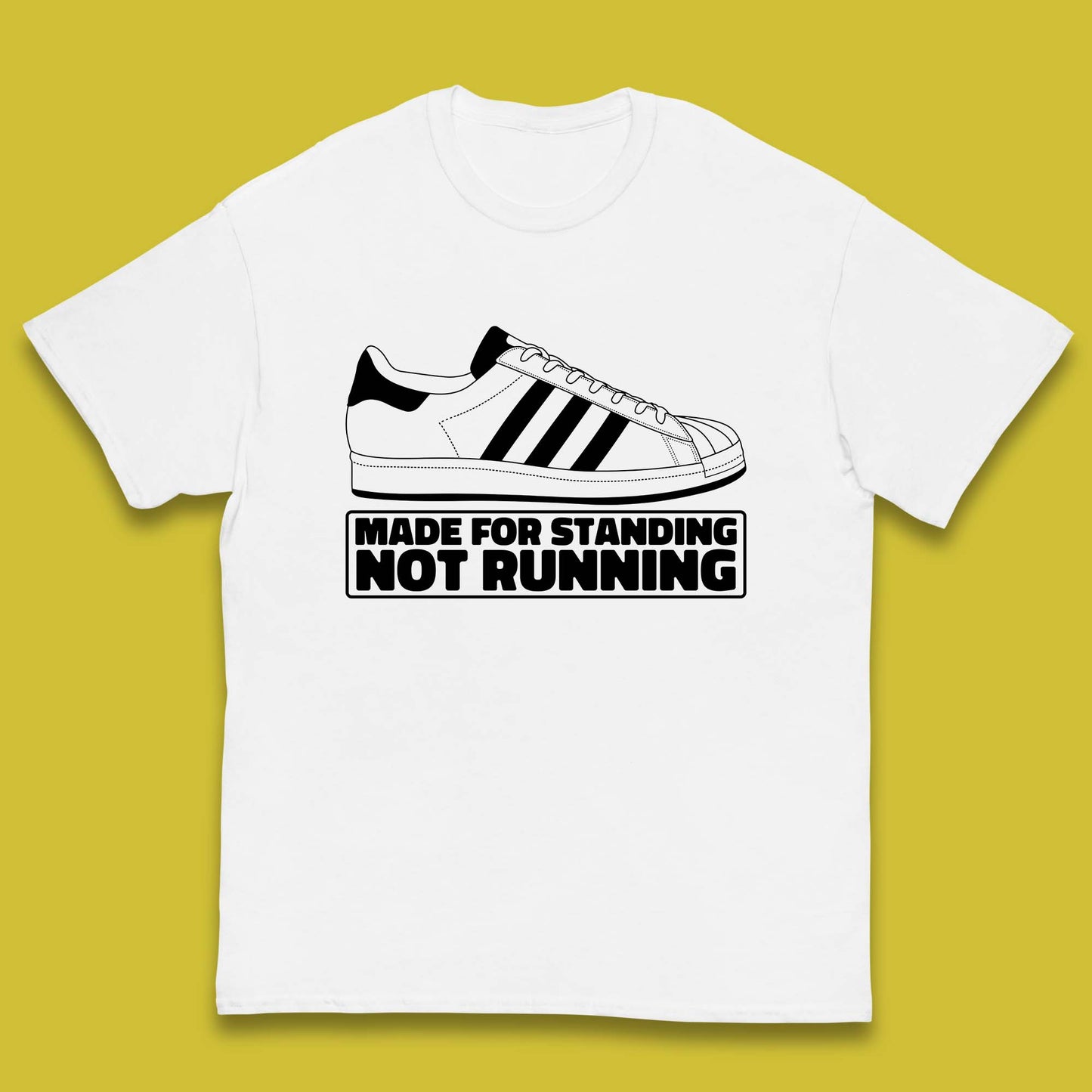 Made For Standing Not Running Football Hooligan Trimm Trab Terraces Kids T Shirt