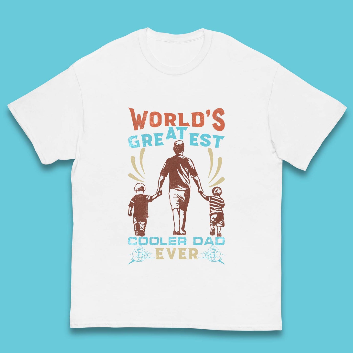 World Greatest Cooler Dad Ever Kids T-Shirt