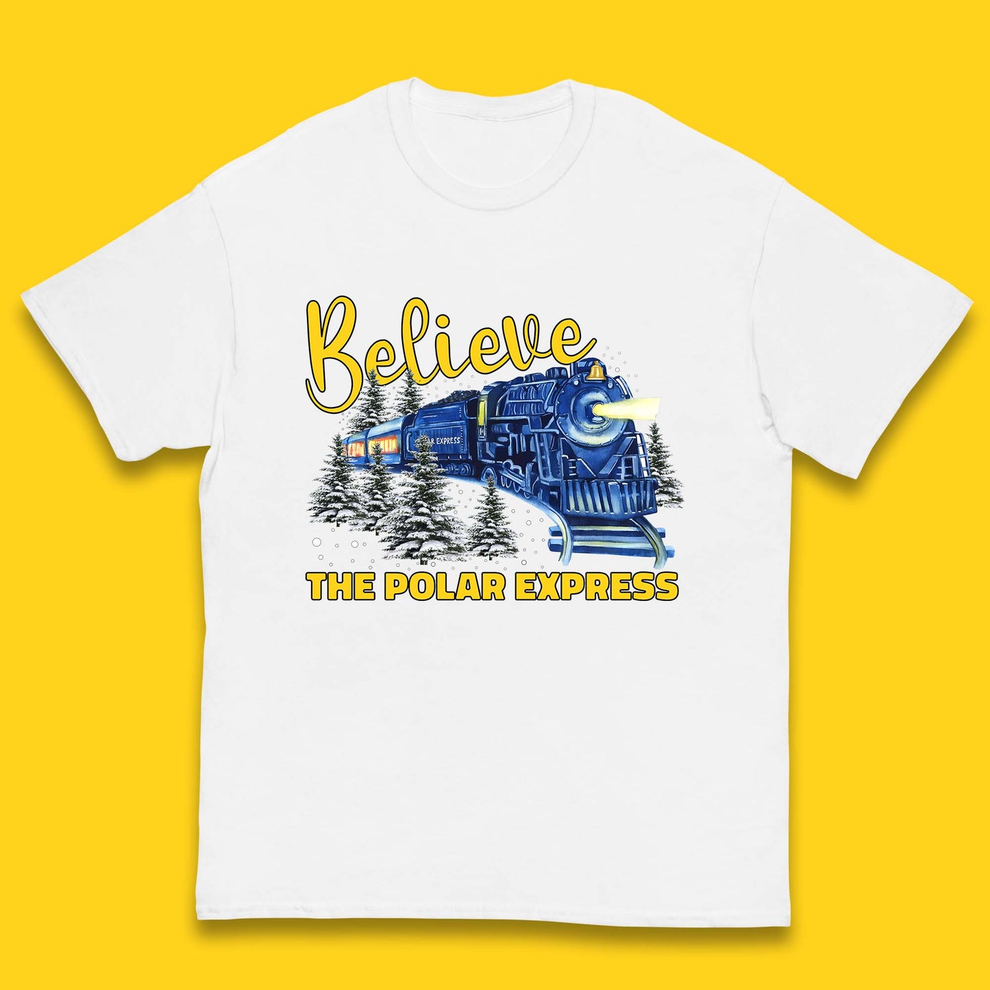 Believe The Polar Express Christmas Train Kids T-Shirt