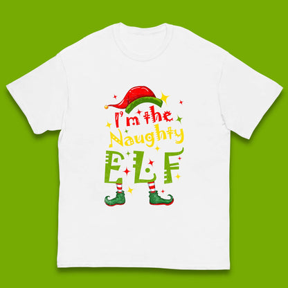 naughty elf t shirt