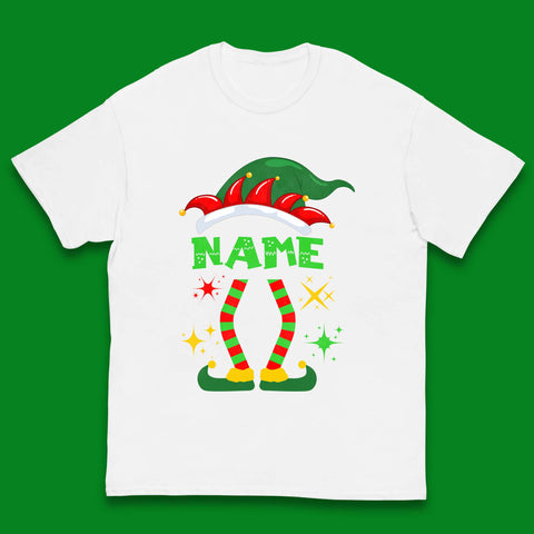 Personalised Elf Christmas Kids T-Shirt