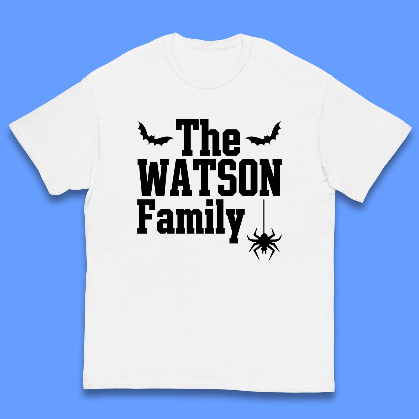 Personalised Halloween Family Your Name Horror Scary Spooky Matching Costume Kids T Shirt