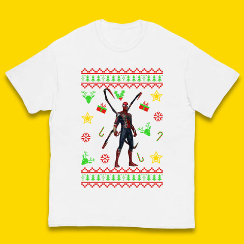 Spiderman Christmas Kids T-Shirt