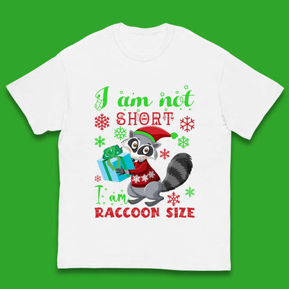 Raccoon Christmas Kids T-Shirt