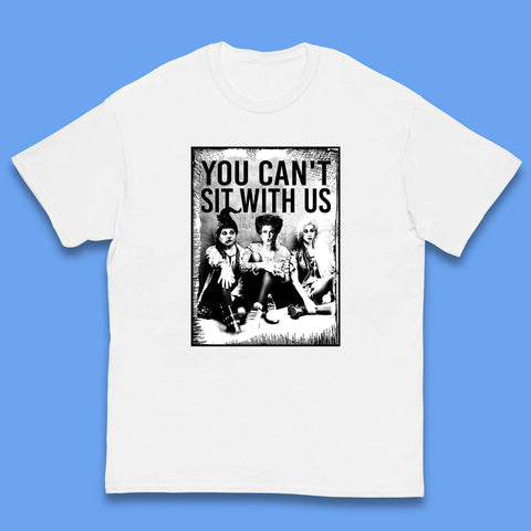 You Can't Sit With Us Halloween Sanderson Sisters From Hocus Pocus Halloween Witches Kids T Shirt