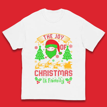 the joy of christmas is family t shirt