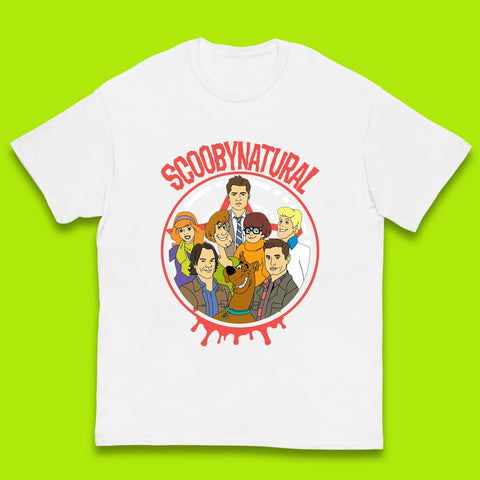 Scooby-Doo Scoobynatural Mash Up Group Shot Poster Happy Halloween Kids T Shirt
