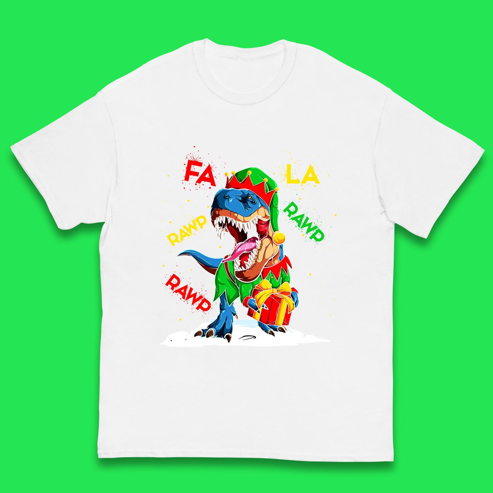 christmas dinosaur t shirt