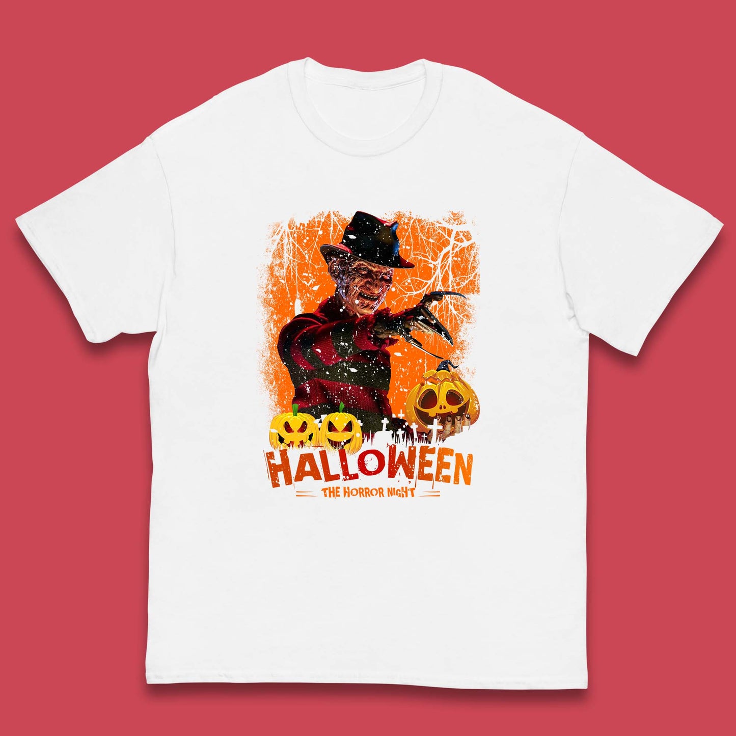 Halloween The Horror Night Freddy Krueger Horror Movie Character Serial Killer Kids T Shirt