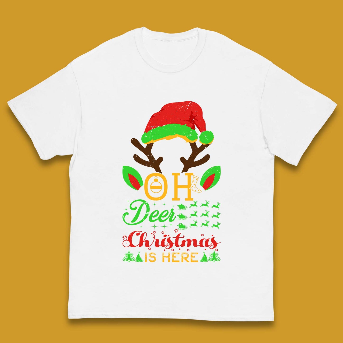oh deer christmas is here tee