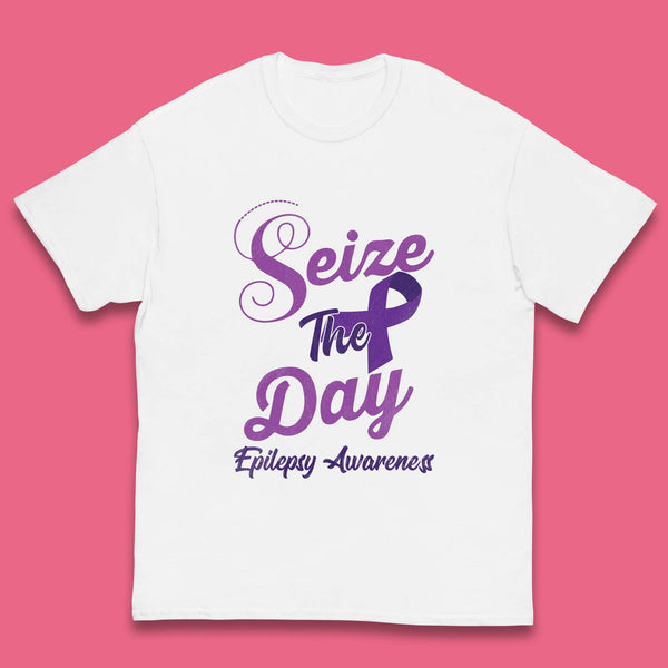Seize the Day Epilepsy Awareness Kids T-Shirt