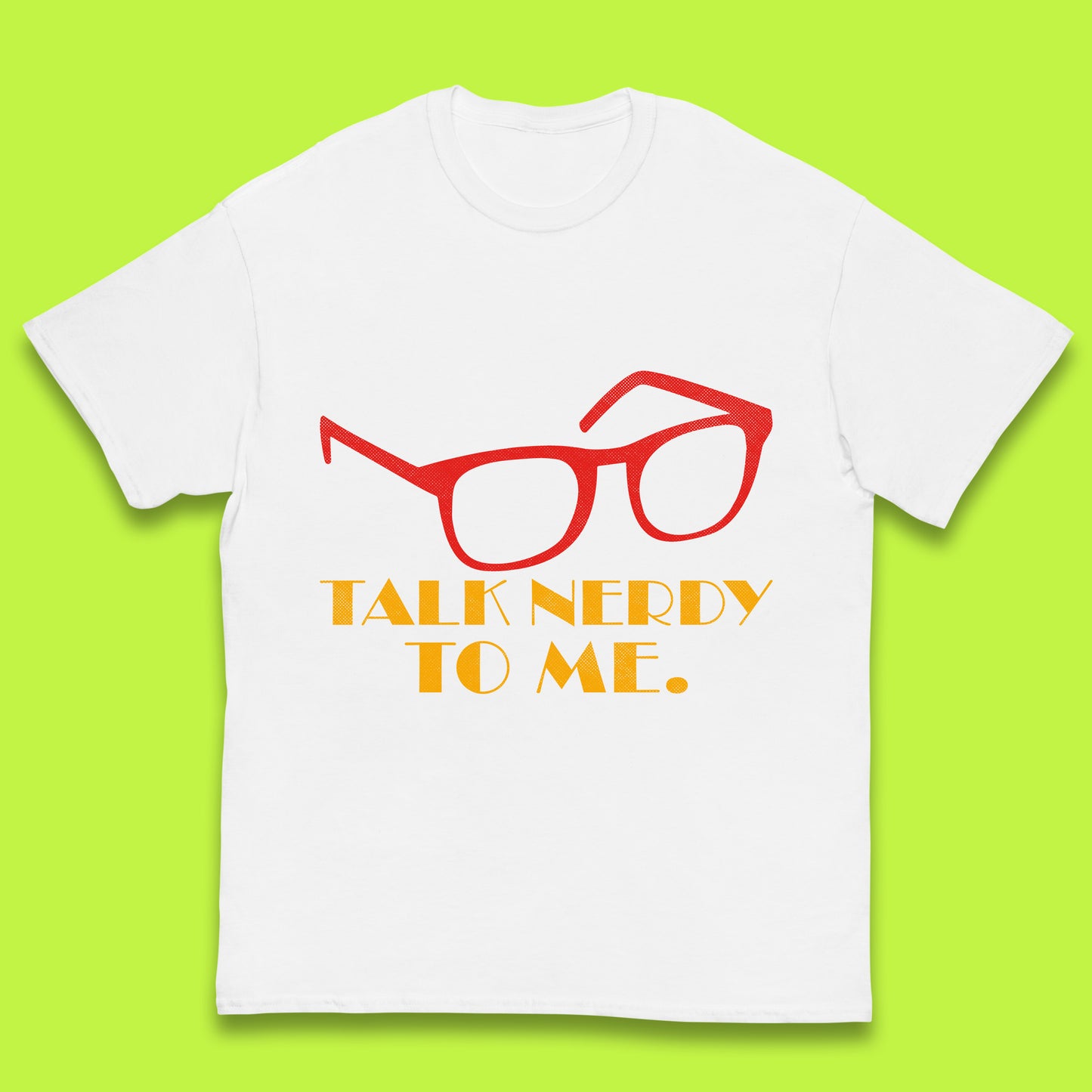 Talk Nerdy To Me Funny Geeky Nerd Glasses Coder Developer Programmer Book Lover Kids T Shirt