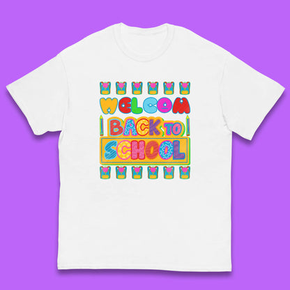 Return to School End of Vocation School Welcome Day Welcome Back To School Kids T Shirt