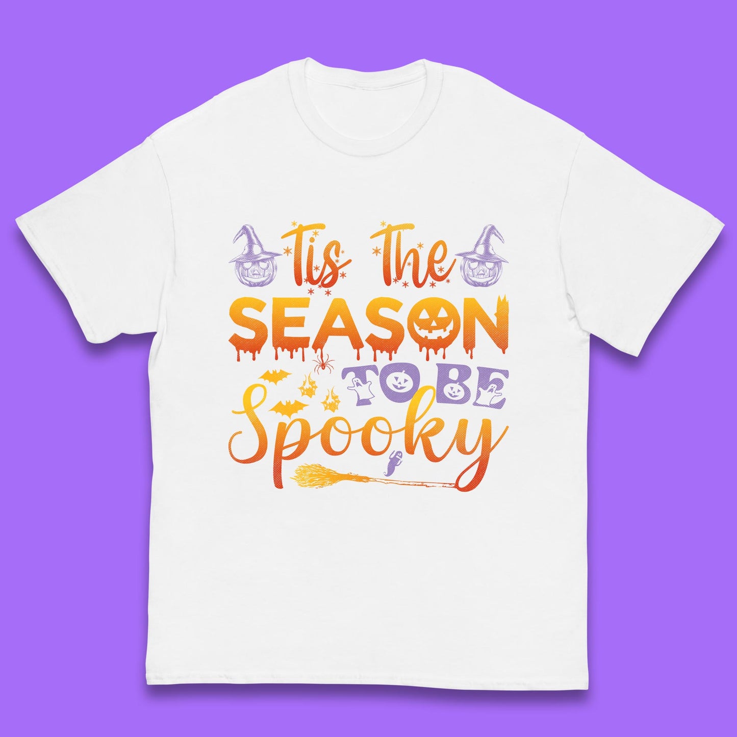 Tis The Season To Be Spooky Halloween Creepy Season Kids T Shirt