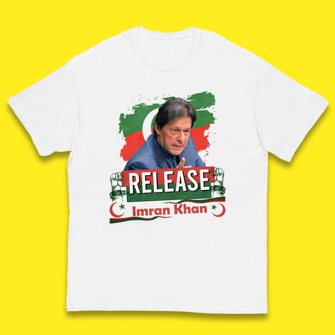 Release Imran Khan Prisoner No 804 Nation Stand With Imran Khan Pakistan Behind You Skipper Kids T Shirt