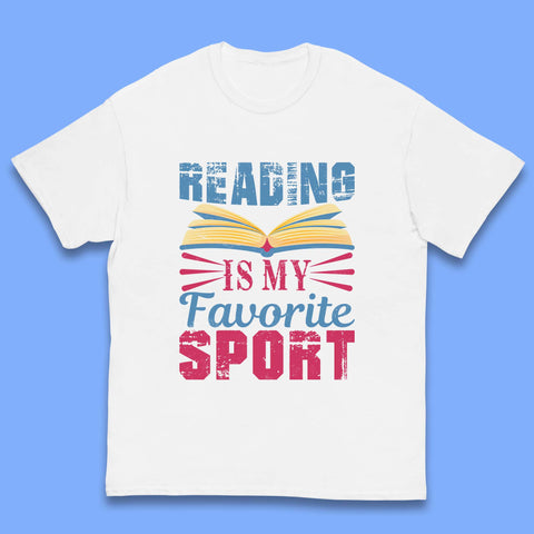 Reading Is My Favorite Sport Kids T-Shirt