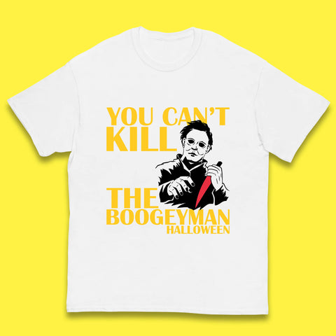 You Can't Kill The Boogeyman Halloween Horror Movie Spooky Psycho Killer Michael Myers Kids T Shirt